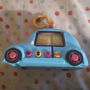 Used Blue Car Mattel Road Trippin' Pixel Chic Keychain Car